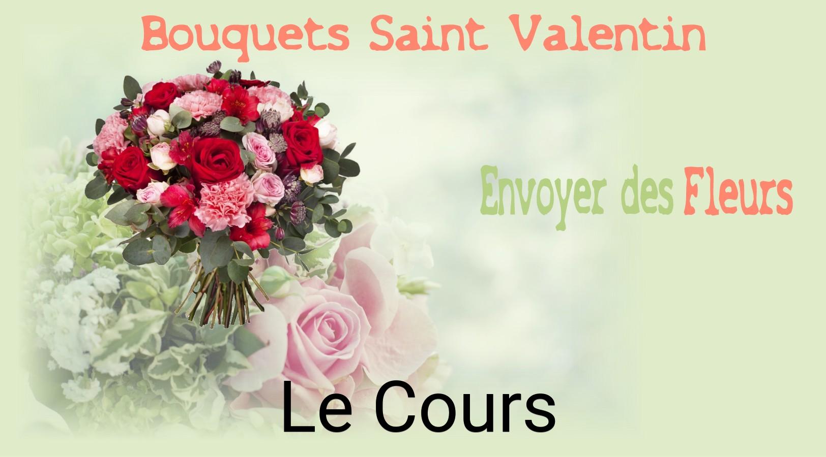 Roses de Saint-Valentin livrées à Le Cours